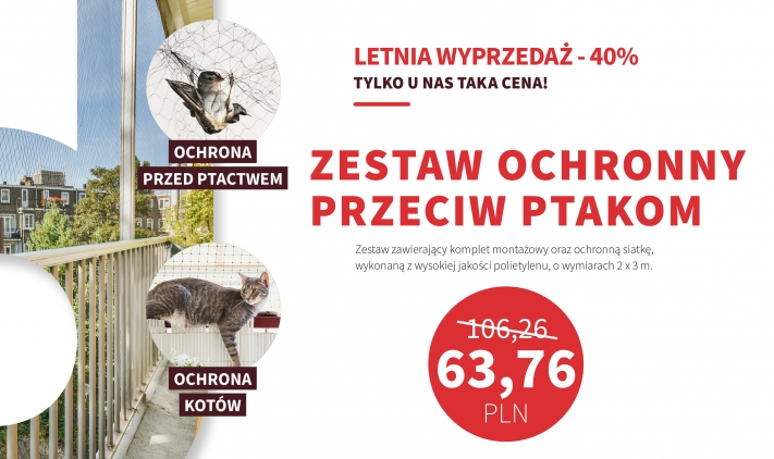 Siatka przeciw ptakom